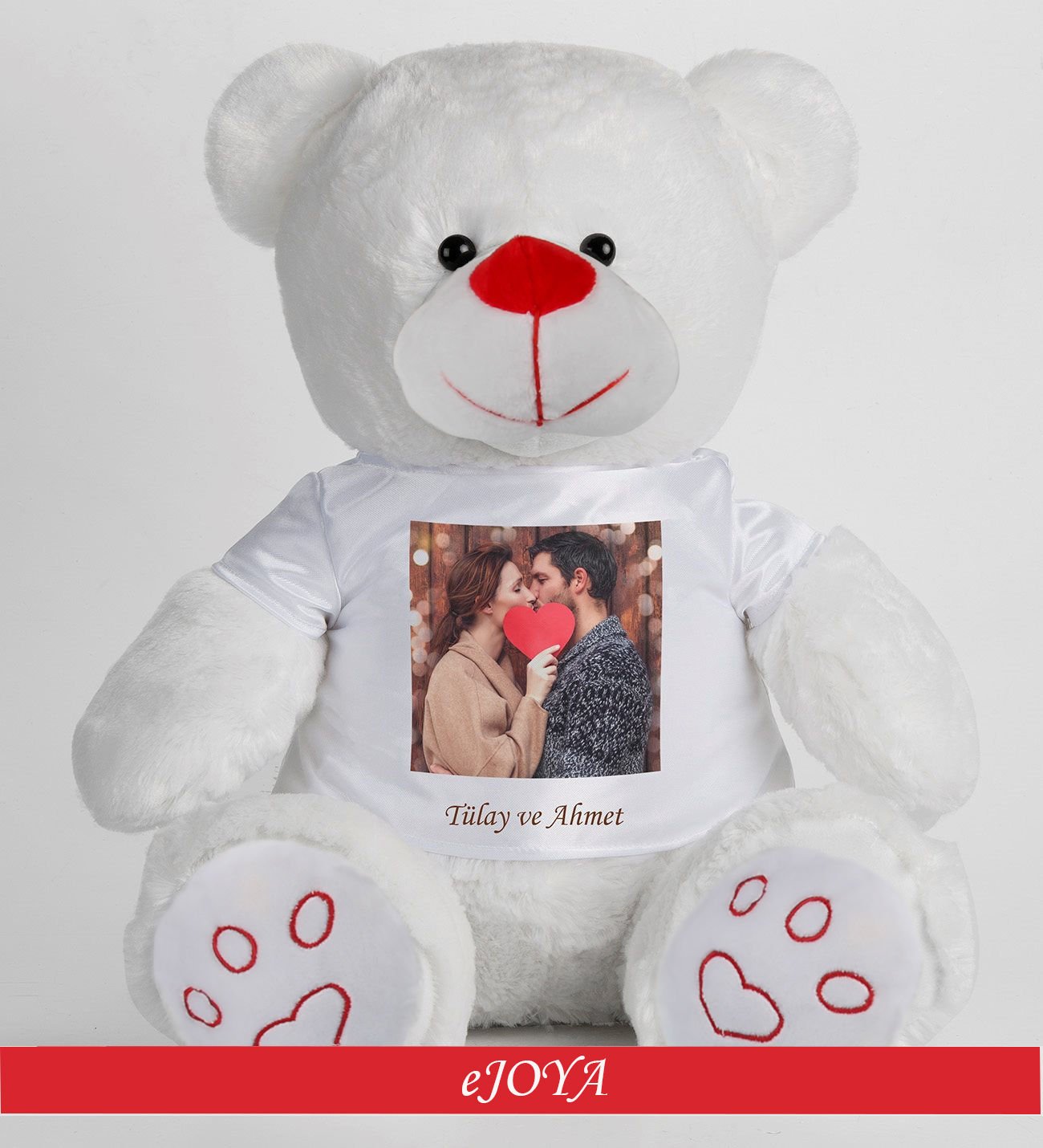 eJOYA Kişiye Özel Fotoğraflı Peluş Ayıcık 45 cm 81870