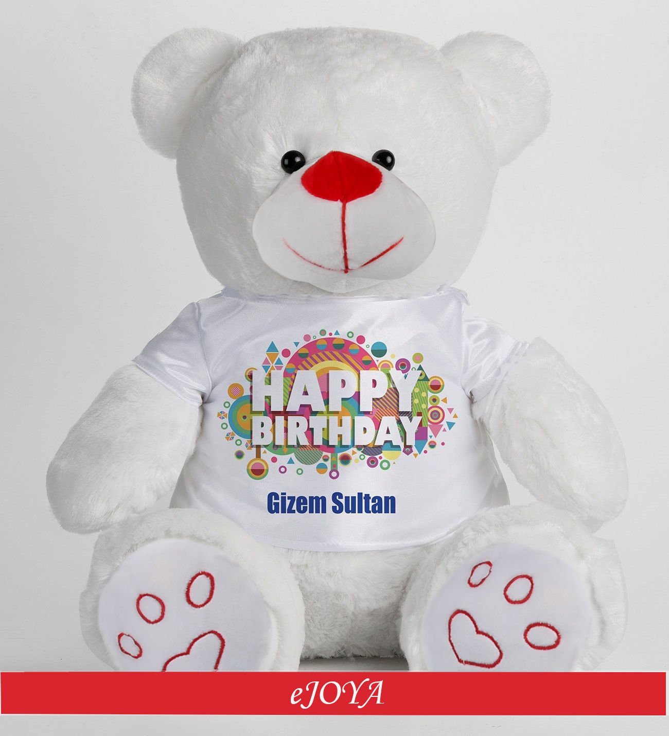 eJOYA Kişiye Özel Happy Birthday Ayıcık 45 cm 81872