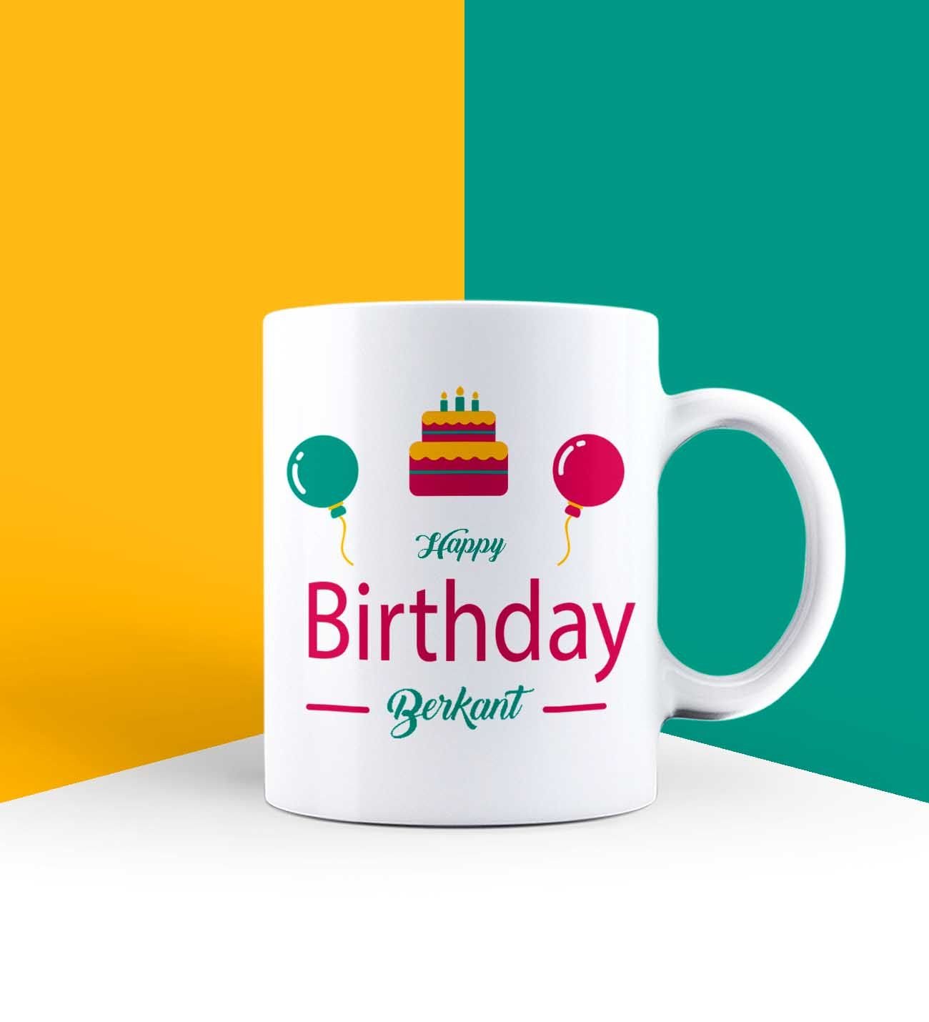 eJOYA Kişiye Özel Happy Birthday Kupa Bardak 85750