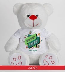 eJOYA Kişiye Özel Yeni İşinde Başarılar Temalı Peluş Ayıcık 45 cm 81876
