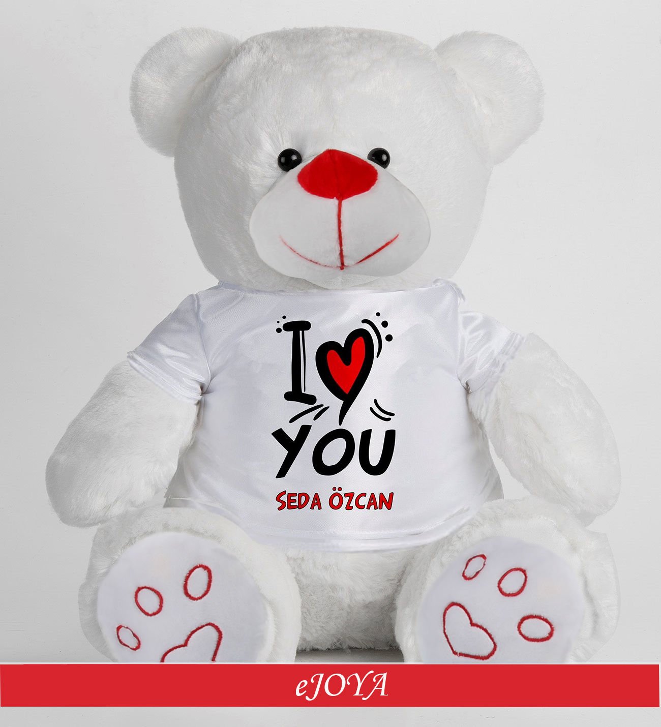 eJOYA Kişiye Özel I Love You Peluş Ayıcık 45 cm 81877