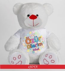 eJOYA Kişiye Özel Özür Dilerim Temalı 45 cm Ayıcık 81879