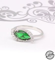 eJOYA Renkli Taşlı Gümüş Yüzük 77255