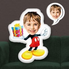eJOYA Kişiye Özel Fotoğraflı Mikey Mouse Yastık 115309