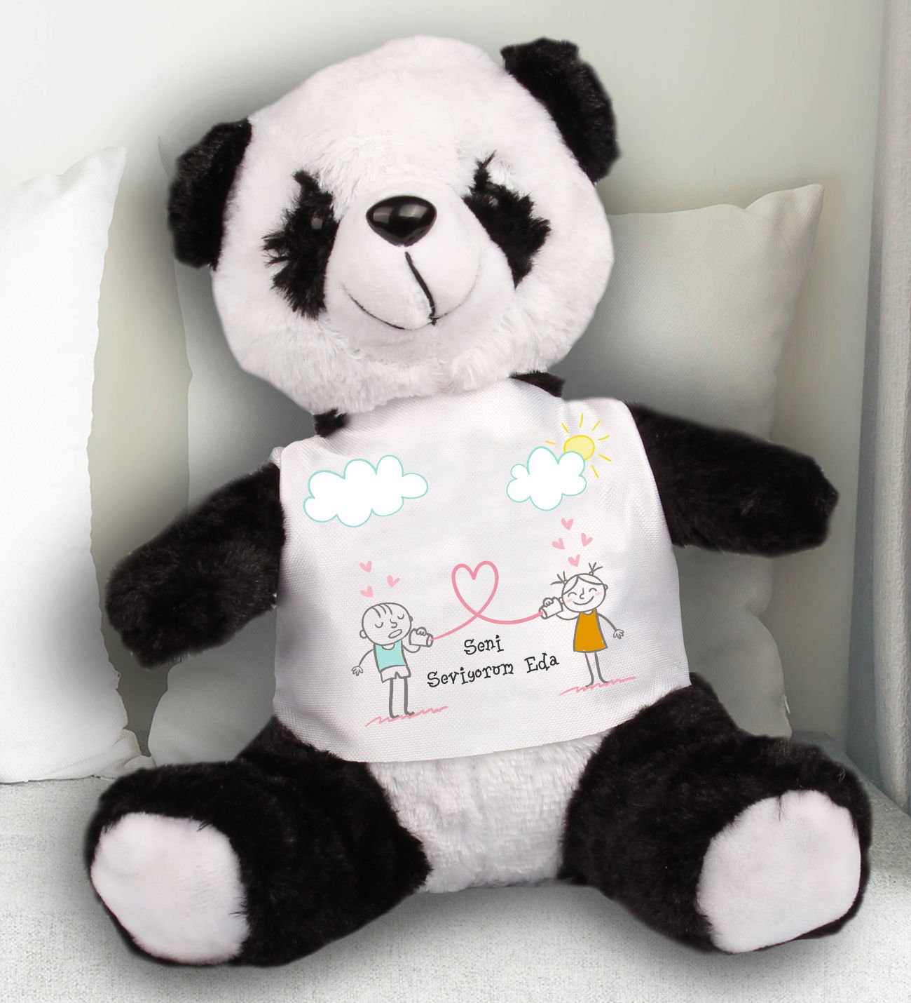eJOYA Kişiye Özel Seni Seviyorum Temalı Peluş Ayıcık 23 cm 81895