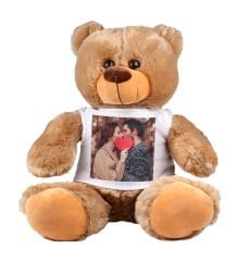 eJOYA Kişiye Özel Fotoğraflı Peluş Ayıcık 45 cm 81922