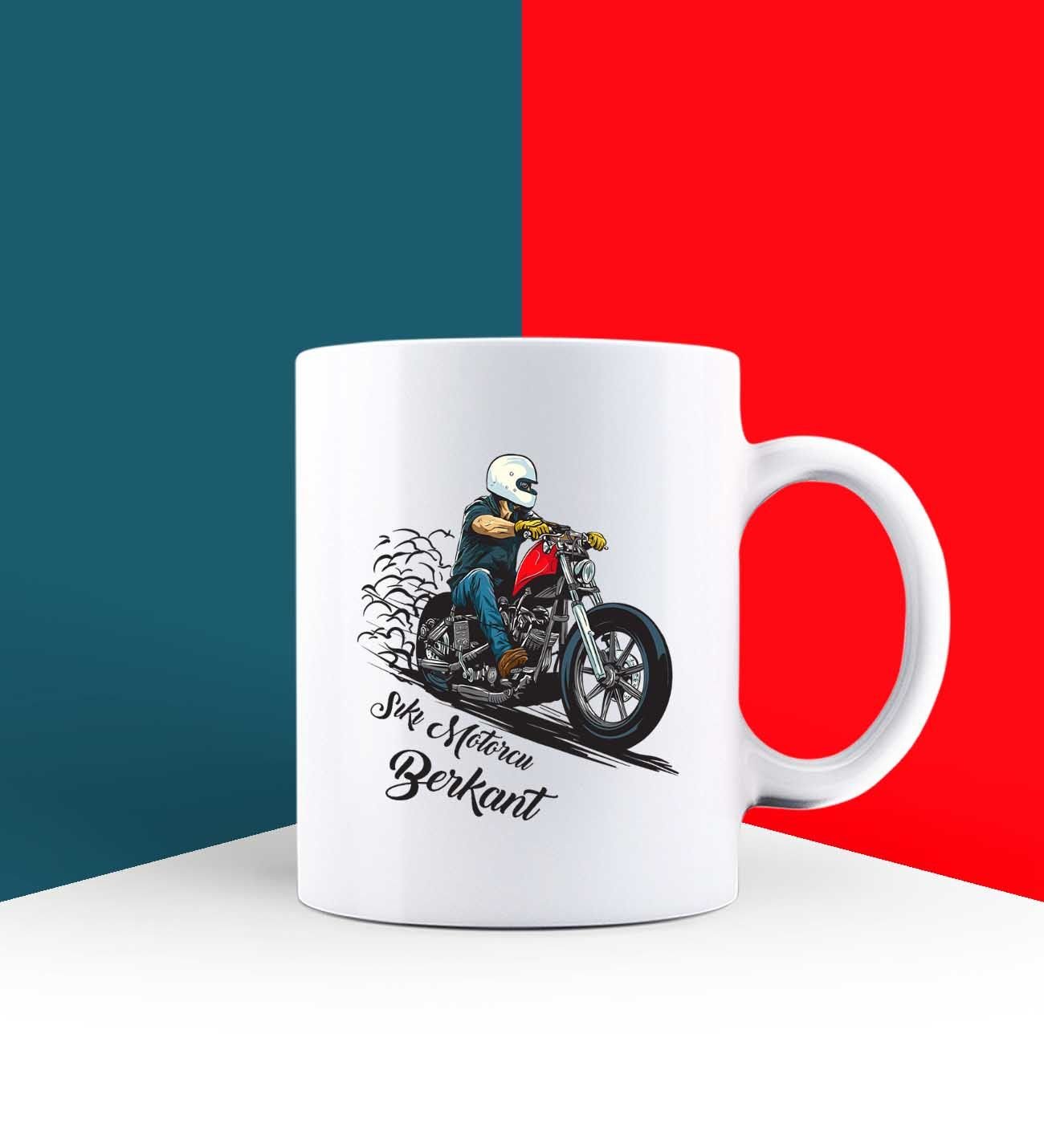 eJOYA Kişiye Özel Sıkı Motorcu Kupa Bardak 85841