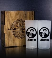 eJOYA Kişiye Özel Kutusunda 2'li Rakı Bardağı Hediye Seti 107152