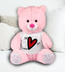 eJOYA Kişiye Özel Kalp Figürlü Peluş Ayıcık 45 cm 81944