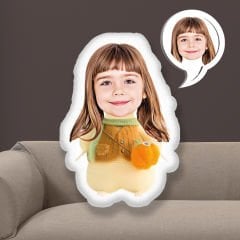 eJOYA Kişiye Özel Fotoğraflı  Örgü Kız Yastık 115313