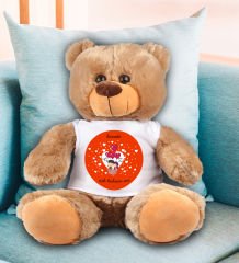 eJOYA Kişiye Özel Havada Aşk Kokusu Var Temalı Peluş Ayıcık 45 cm 81954