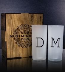 eJOYA Kişiye Özel Kutusunda 2'li Rakı Bardağı Hediye Seti 107168