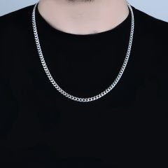 eJOYA Erkek Gümüş Sıkı Gurmet 2,75 mm Zincir Kolye 84675