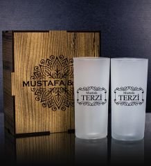 eJOYA Kişiye Özel Kutusunda 2'li Rakı Bardağı Hediye Seti 107171