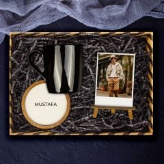 eJOYA Kişiye Özel Fotoğraflık & Bardak Altlığı & Kupa Hediye Kutusu 113918