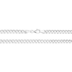 eJOYA Erkek Gümüş Sıkı Gurmet 5 mm Zincir Kolye 84678