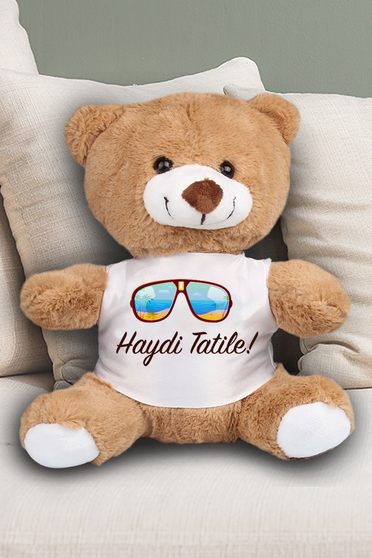 eJOYA Haydi Tatile Temalı Peluş Ayıcık 23 cm 82203