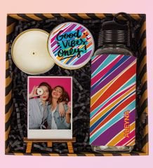 eJOYA Kişiye Özel Konsept Matara & Mum & Fotoğraflık Hediye Kutusu 110991