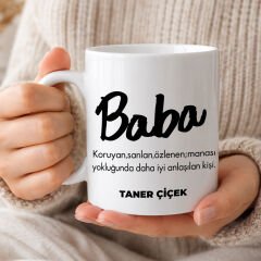 eJOYA Babalar Günü Temalı Kişiye Özel Kupa Bardak 116519