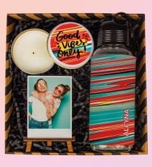 eJOYA Kişiye Özel Konsept Matara & Mum & Fotoğraflık Hediye Kutusu 110992