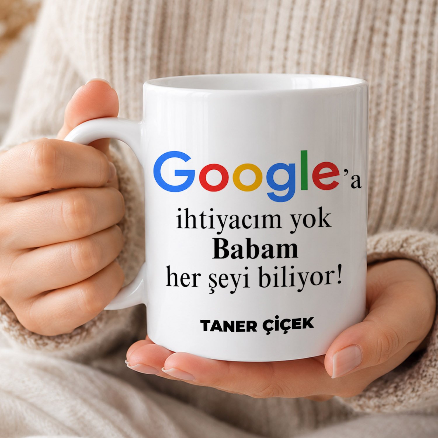 eJOYA Babalar Günü Temalı Kişiye Özel Kupa Bardak 116520