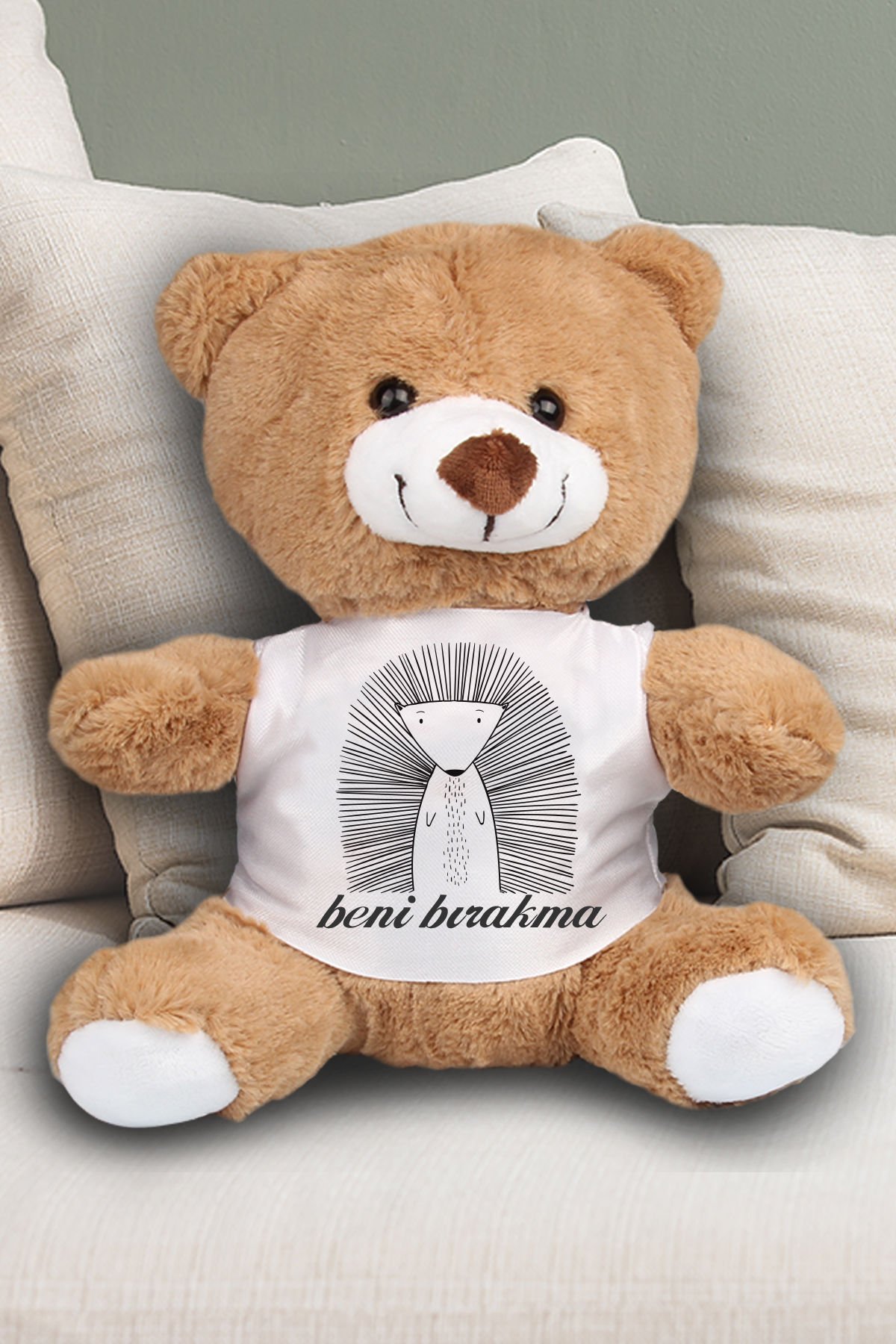 eJOYA Beni Bırakma Temalı Peluş Ayıcık 23 cm 82213