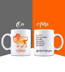 eJOYA Kişiye Özel Aslan Burcu Kupa Bardak 85927