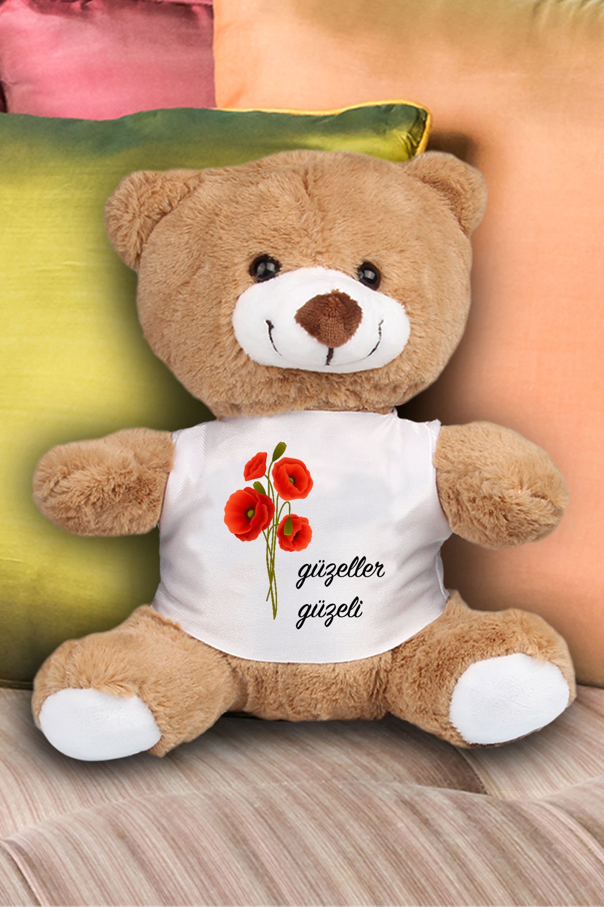 eJOYA Güzeller Güzeli Temalı Peluş Ayıcık 23 cm 82216