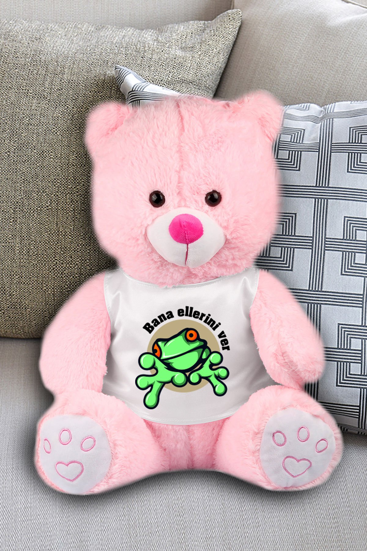 eJOYA Bana Ellerini Ver Temalı Peluş Ayıcık 45 cm 82217