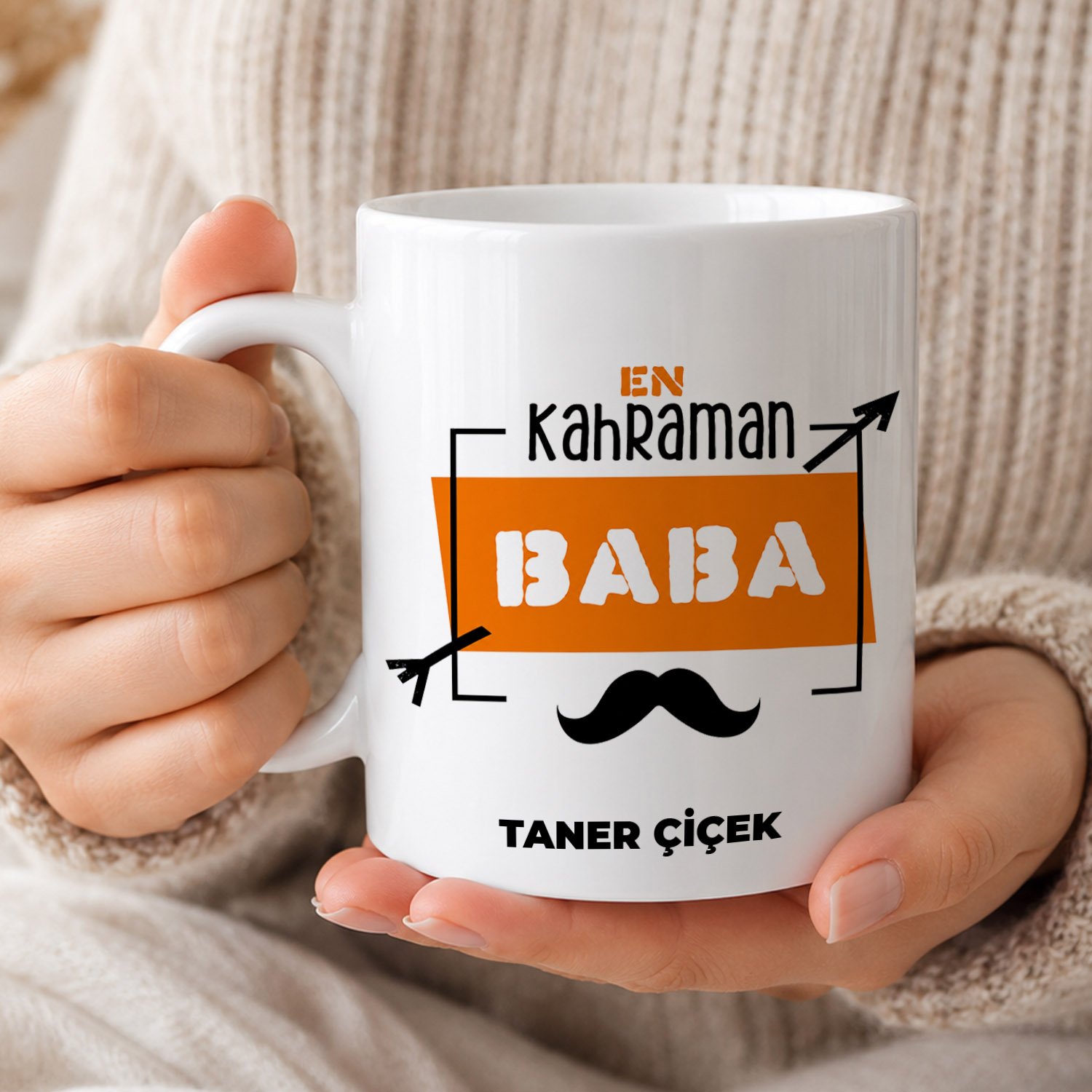 eJOYA Babalar Günü Temalı Kişiye Özel Kupa Bardak 116531