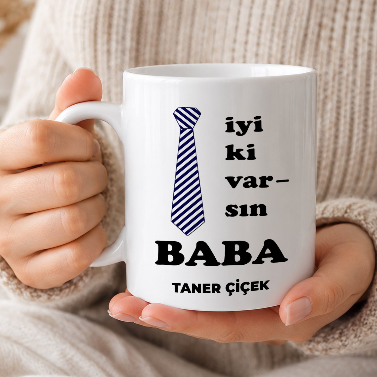 eJOYA Babalar Günü Temalı Kişiye Özel Kupa Bardak 116532