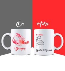 eJOYA Kişiye Özel Yengeç Burcu Kupa Bardak 85937