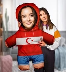 eJOYA  Kişiye Özel Fotoğraflı 29 Ekim'e Özel  Peluş Oyuncak 100x80 cm 114797