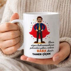 eJOYA Babalar Günü Temalı Kişiye Özel Kupa Bardak 116535