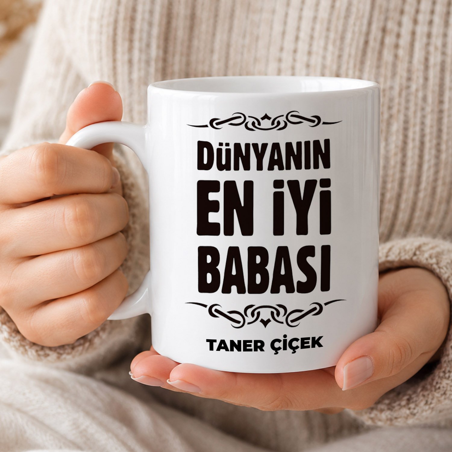 eJOYA Babalar Günü Temalı Kişiye Özel Kupa Bardak 116537