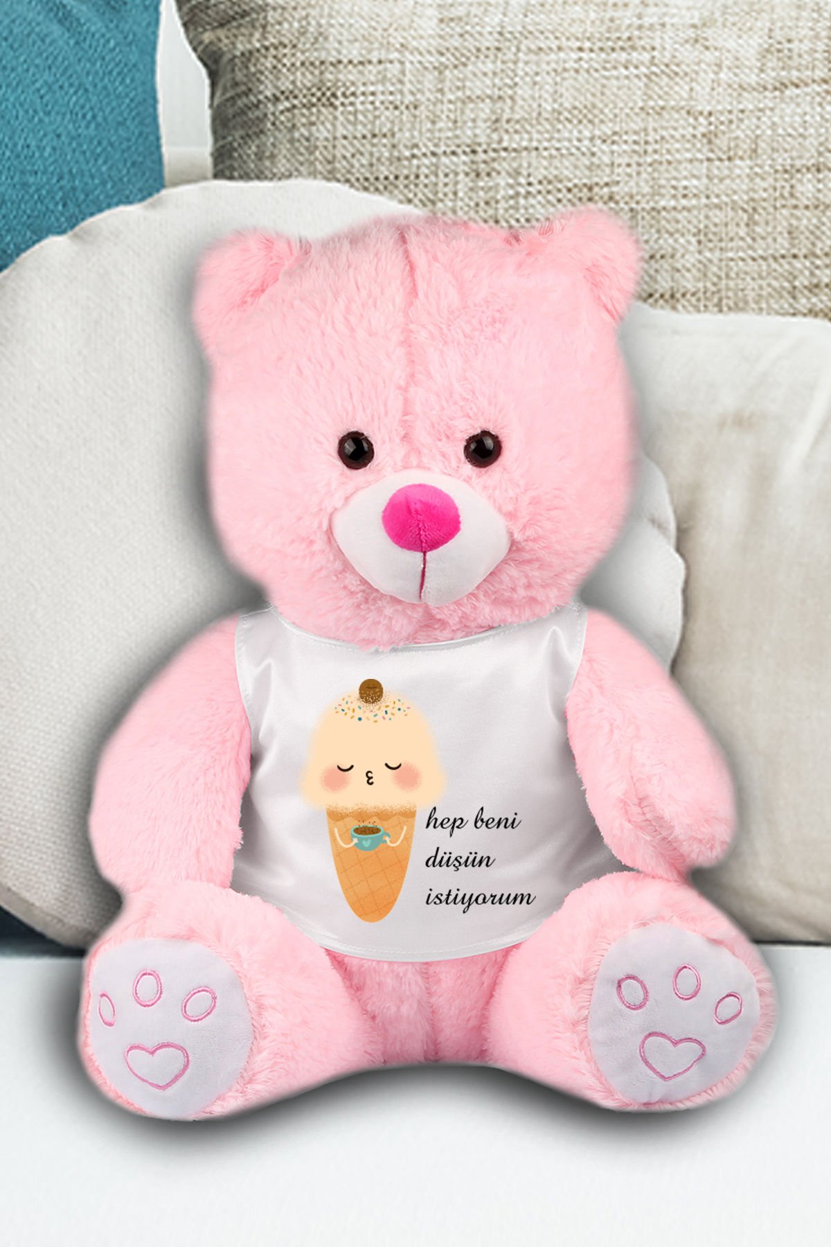 eJOYA Hep Beni Düşün Temalı Peluş Ayıcık 45 cm 82236