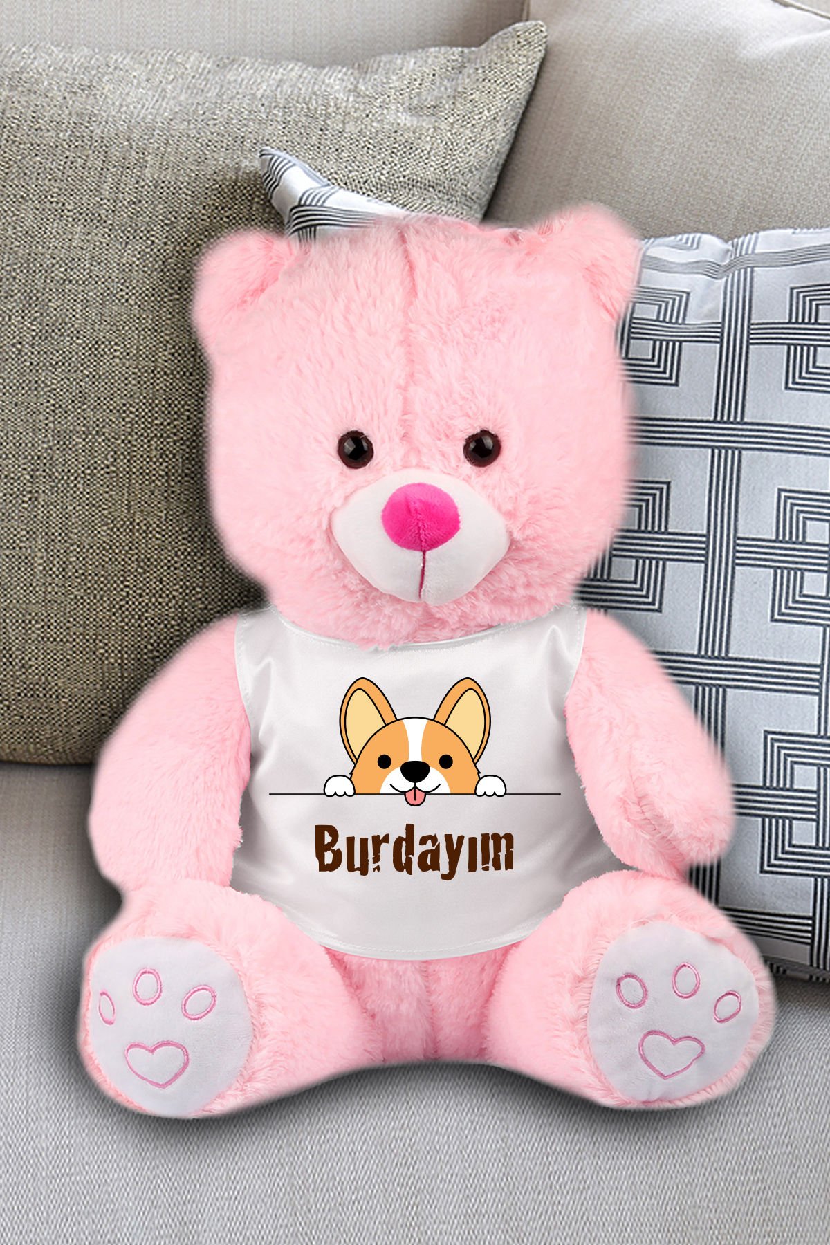 eJOYA Burdayım Temalı Peluş Ayıcık 45 cm 82238