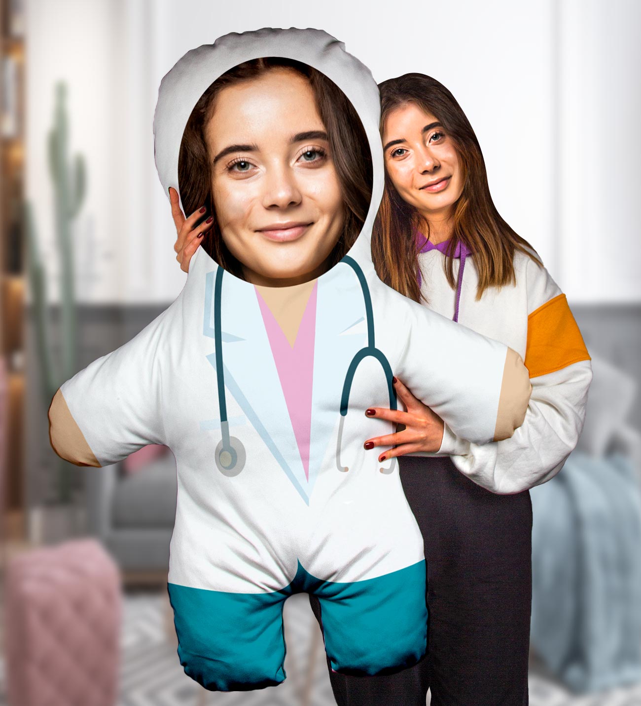 eJOYA  Şirin Doktor Peluş Oyuncak 100x80 cm 114802