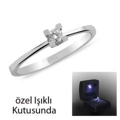 eJOYA 0,08 ct Tektaş Pırlanta Yüzük 78495