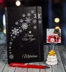 eJOYA Yeni Yıla Özel Defter Kalem Ve Fotoğraflı Çam Ağacı Notluk Hediye Seti 110663