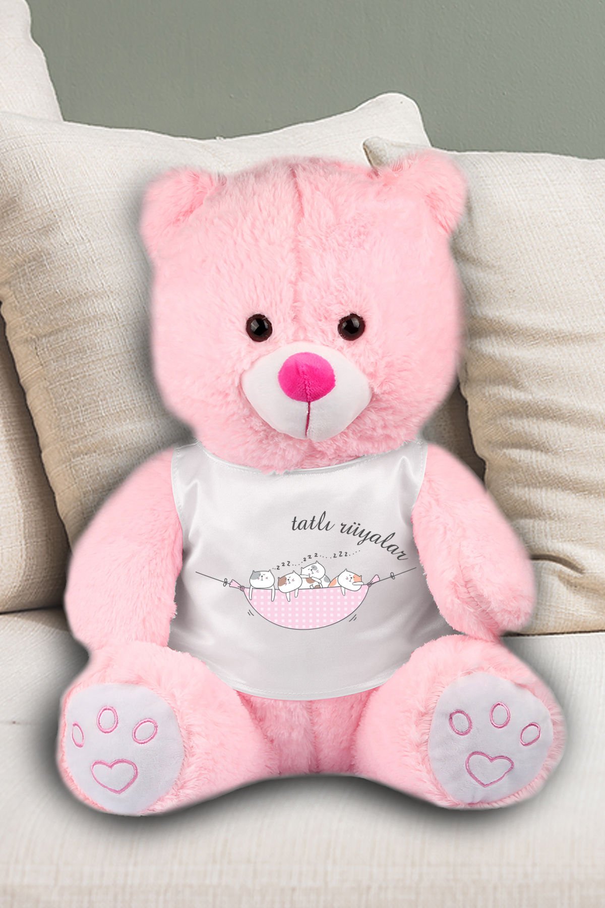 eJOYA Tatlı Rüyalar Temalı Peluş Ayıcık 45 cm 82242