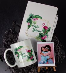 eJOYA Kişiye Özel İsim Temalı Defter Kalem Kupa Ve Fotoğraflık Hediye Seti 85983