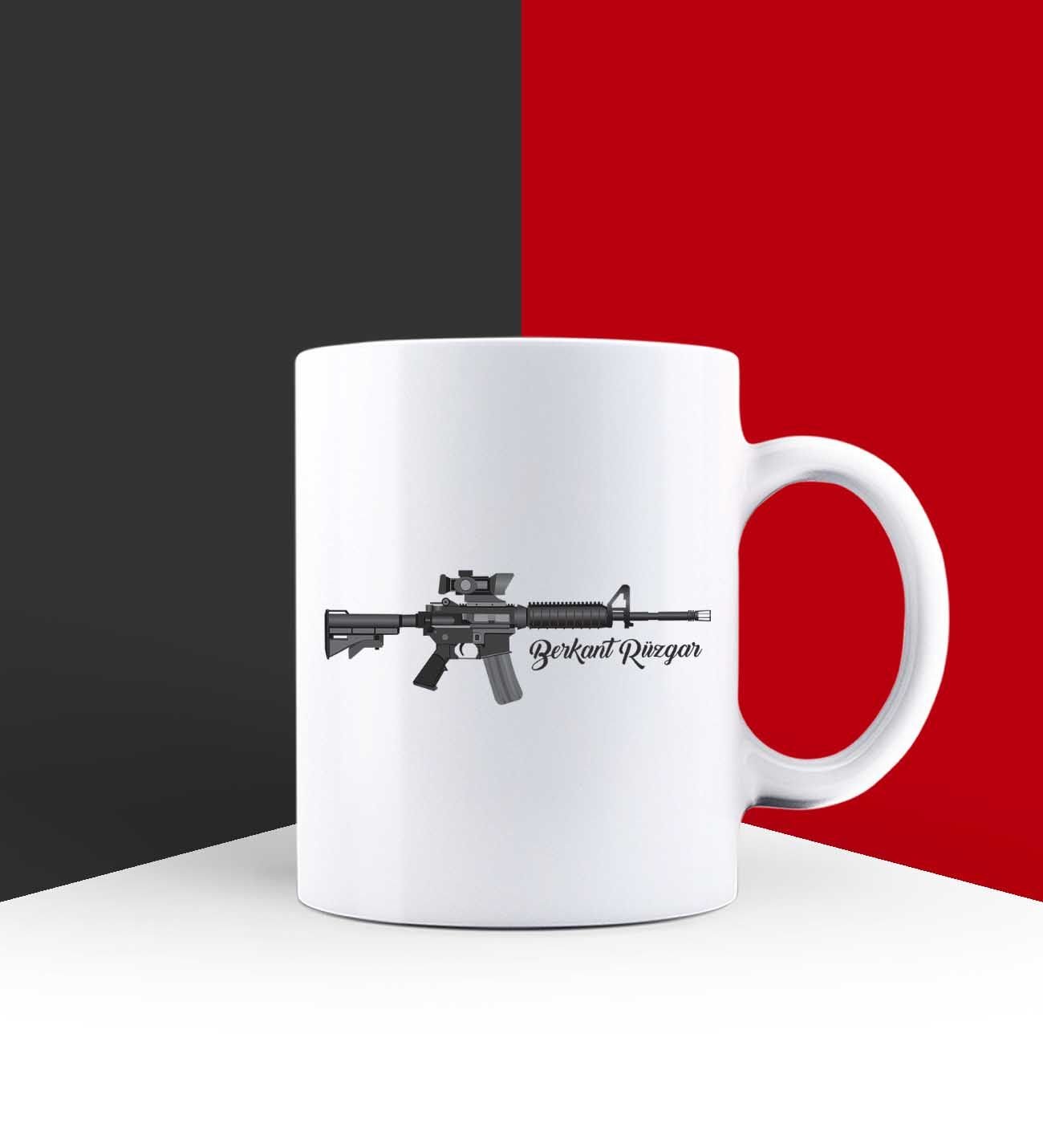 eJOYA Kişiye Özel Machine Gun Kupa Bardak 85951