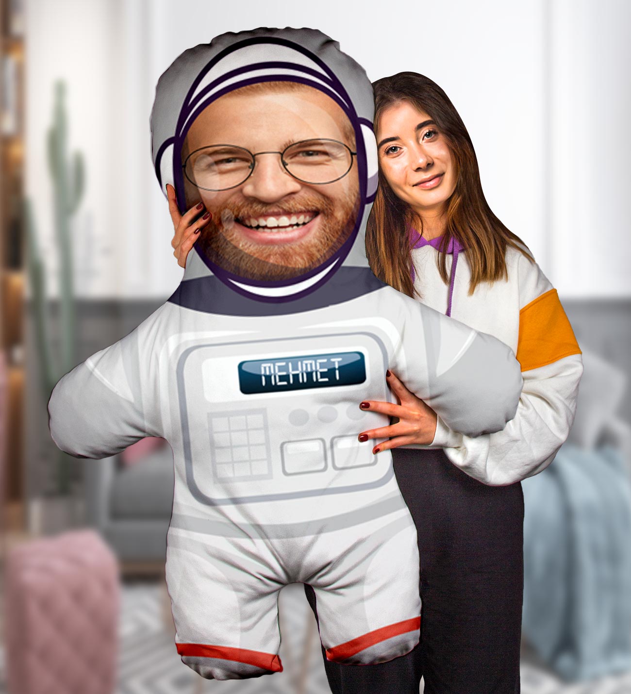 eJOYA Astronot Erkek Peluş Oyuncak 100x80 cm 114813