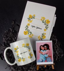 eJOYA Kişiye Özel İsim Temalı Defter Kalem Kupa Ve Fotoğraflık Hediye Seti 85988