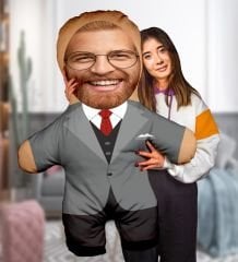 eJOYA Centilmen Erkek Peluş Oyuncak 100x80 cm 114821
