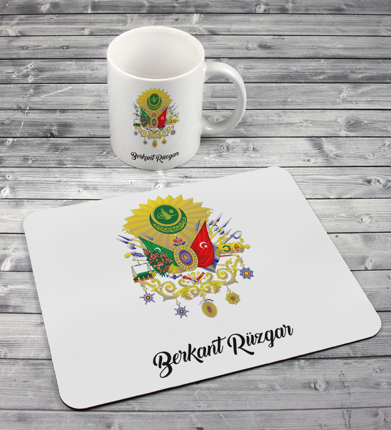 eJOYA Kişiye Özel Kupa ve Mouse Pad Hediye Seti 86481