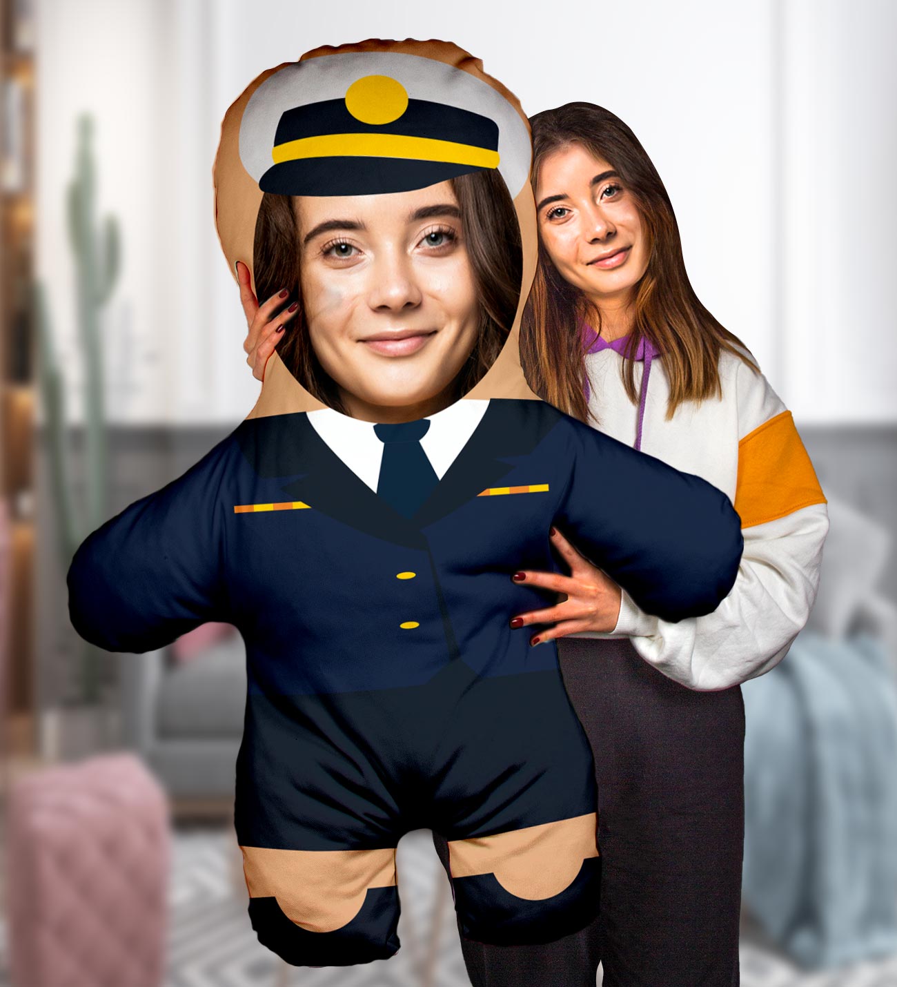 eJOYA Pilot Hanım Peluş Oyuncak 100x80 cm 114827