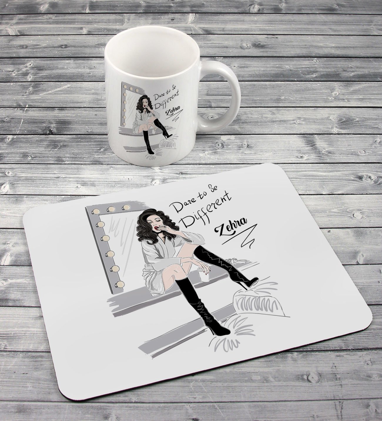 eJOYA Kişiye Özel Kupa ve Mouse Pad Hediye Seti 86484