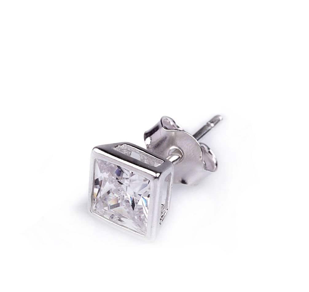 eJOYA Gümüş Erkek Küpesi 6 x 6 mm 73930